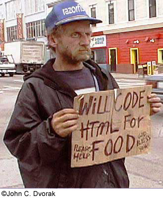 will code html for food