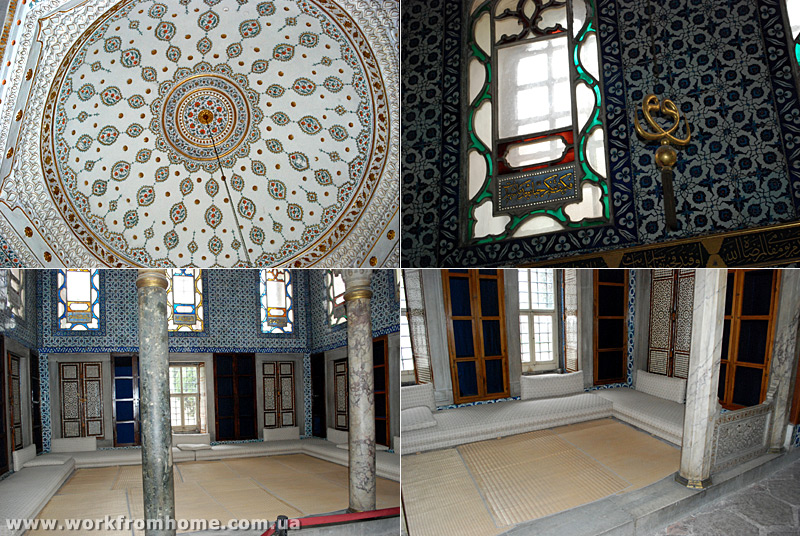 Посещение султанского дворца Топкапы в Стамбуле - Султанский дворец Топкапы - это хранилище книг или библиотека султана