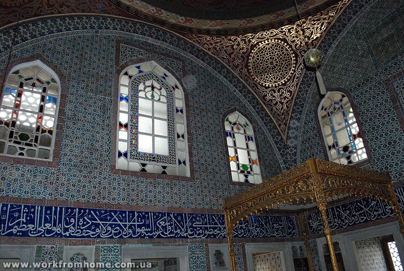 Посещение гарема во дворце Топкапы в Стамбуле - Гарем дворца Топкапы - одно из помещений